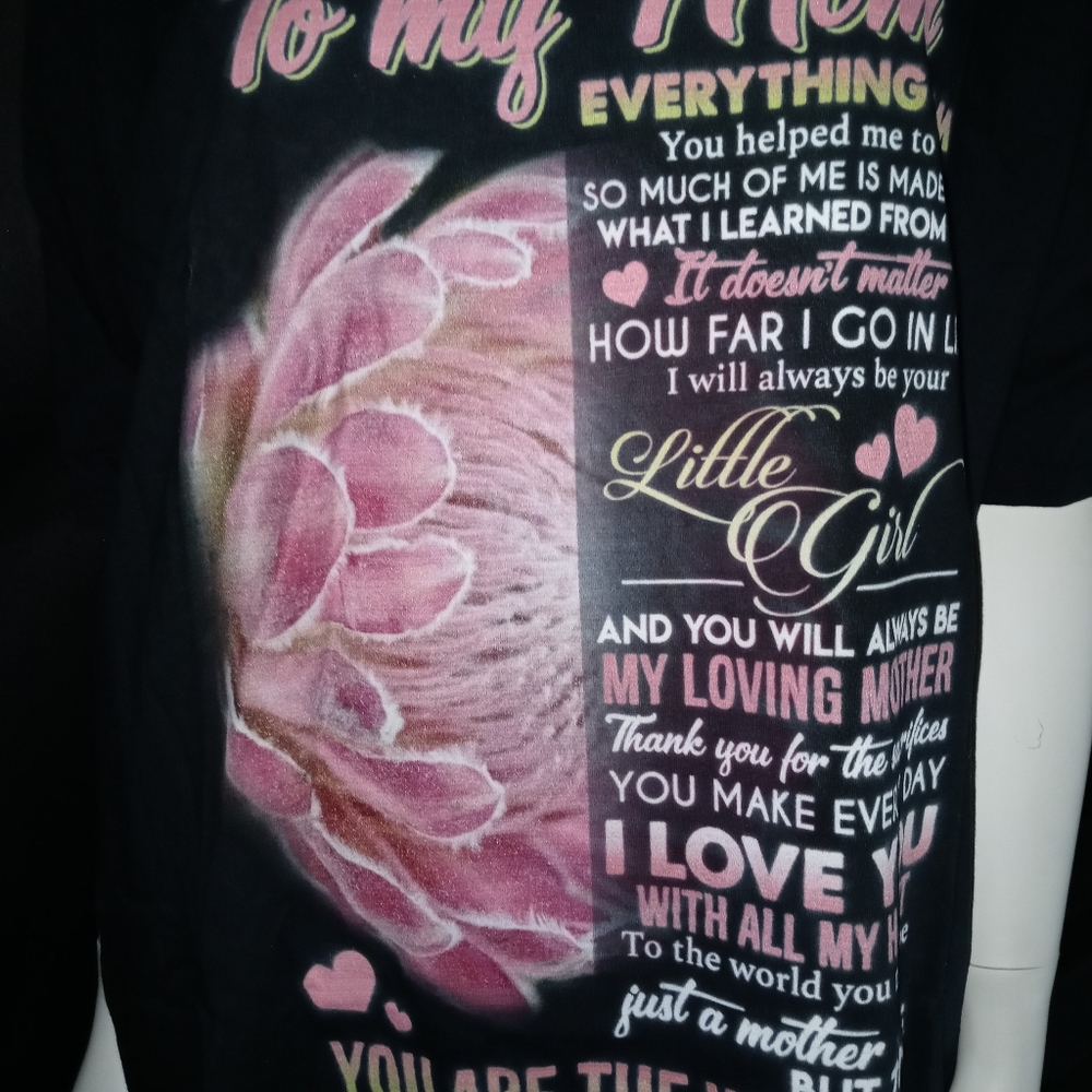 💜To My Mom💜 Women's Printed T-Shirt - Picture 3 of 6